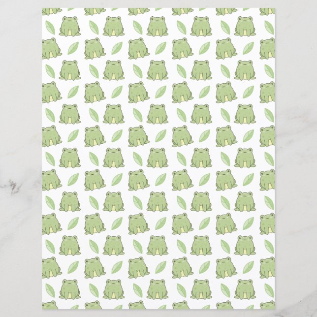 Frösche und Blätter (Vorderseite)