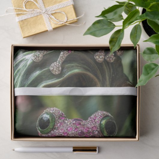 Frösche und Diamanten1 Seidenpapier (Geschenk)