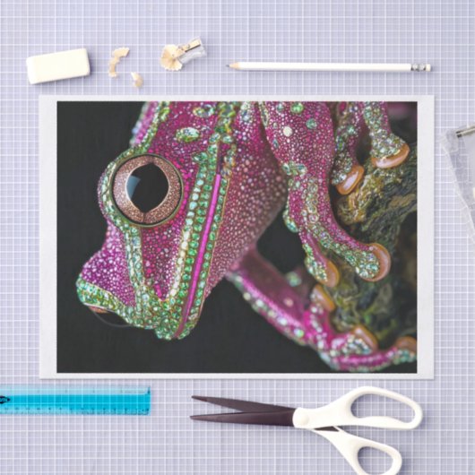 Frösche und Diamanten2 Seidenpapier (Handwerk)