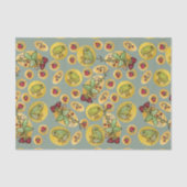 Frösche und Erdbeeren Seidenpapier (Vorderseite)