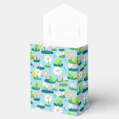 Frösche und Lilienpolster Niedlich BABY SHOWER Geb Geschenkschachtel (Geöffnet)