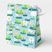 Frösche und Lilienpolster Niedlich BABY SHOWER Geb Geschenkschachtel (Rückseite)