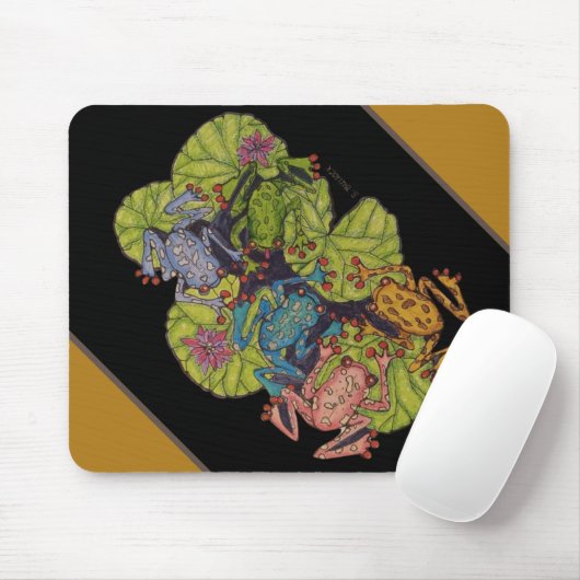 Frösche und Lilly Pads Maus Pad Mousepad (Mit Mouse)