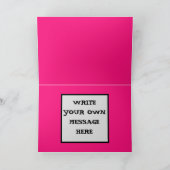 Frösche und Lipstick Kisses Personalisierte Valent Karte (Innenseite)