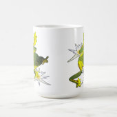 Frösche und Lotus-Blume, Kaffee-Tasse Kaffeetasse (Mittel)