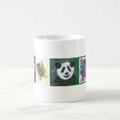 Frösche und Panda-Tasse Kaffeetasse (Mittel)