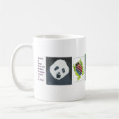 Frösche und Panda-Tasse Kaffeetasse (Links)