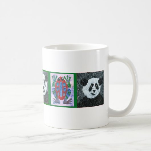Frösche und Panda-Tasse Kaffeetasse (Rechts)