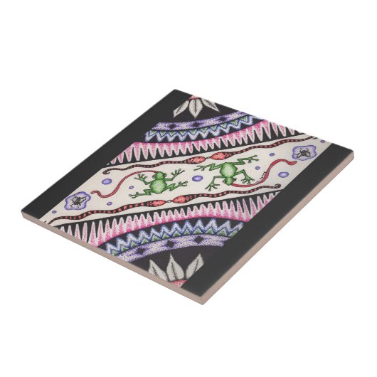 Frösche und Schlangen Fliese (Seite)