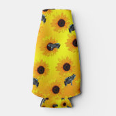 Frösche und Sonnenblumen, Flaschen Cooler Flaschenkühler (Vorderseite)