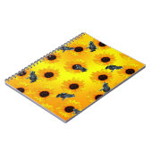 Frösche und Sonnenblumen, Notebook Notizblock (Linke Seite)