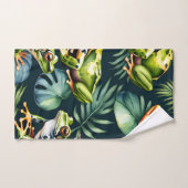 Frösche Wasserfarben Kunst Badhandtuch Set (Handtuch)