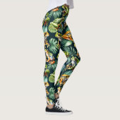 Frösche Wasserfarben Kunst Leggings (Rechts)