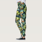 Frösche Wasserfarben Kunst Leggings (Links)