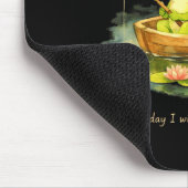 Frösche werden das Leben leicht haben, entspanntes Mousepad (Ecke)