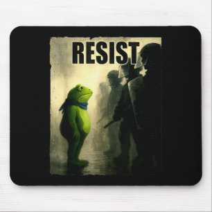 Frösche widerstehen Portland-Frosch-Protest Vintag Mousepad