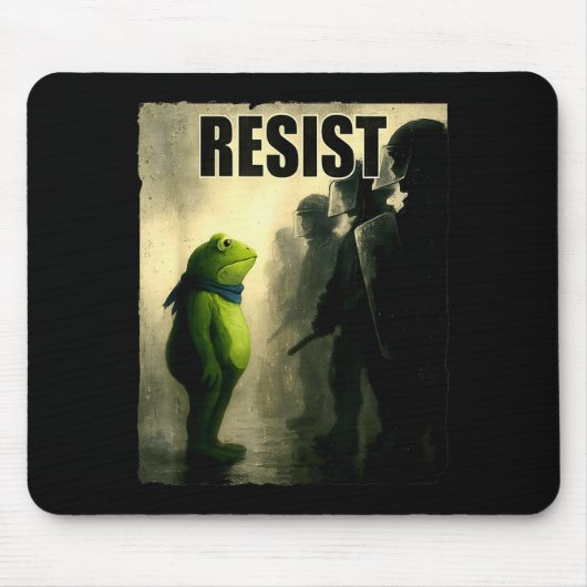 Frösche widerstehen Portland-Frosch-Protest Vintag Mousepad (Vorne)