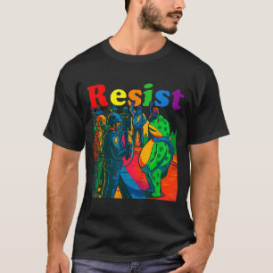 Frösche widerstehen Portland Frosch Protest Vintag T-Shirt