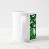 Frösche zusammen stark Jumbo-Tasse (Rückseite)