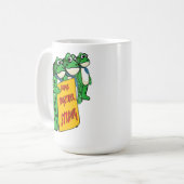 Frösche zusammen stark kaffeetasse (Vorderseite Links)