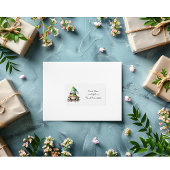 Froscher Weihnachtsfrosch, Brauch Adressaufkleber