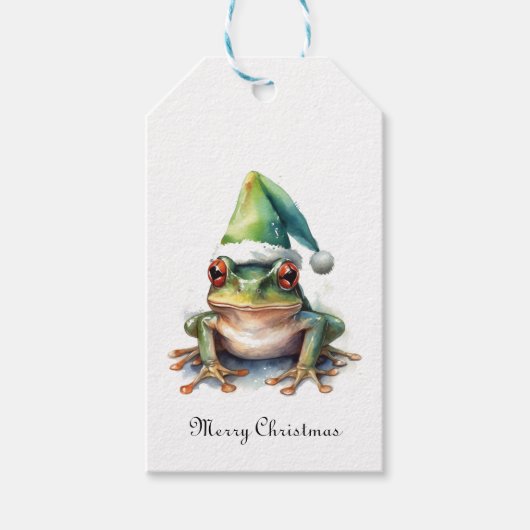 Froscher Weihnachtsfrosch, Brauch Geschenkanhänger (Vorderseite)