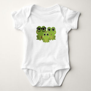Froschfamilie Baby Strampler