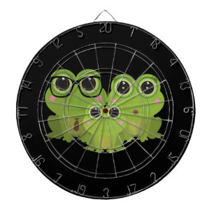 Froschfamilie Dartscheibe