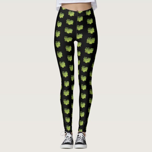 Froschfamilie Leggings (Vorderseite)