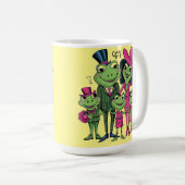 Froschfamilie Mug Kaffeetasse (VorderseiteRechts)