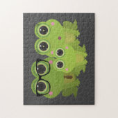 Froschfamilie Puzzle (Vertikal)