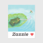 Froschfänger Aufkleber (Blatt)