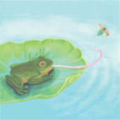 Froschfänger Aufkleber (Vorderseite)