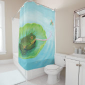 Froschfänger Duschvorhang (Beispiel)