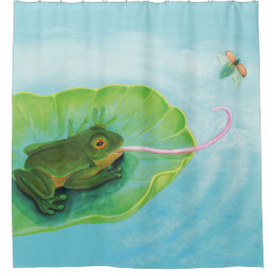 Froschfänger Duschvorhang