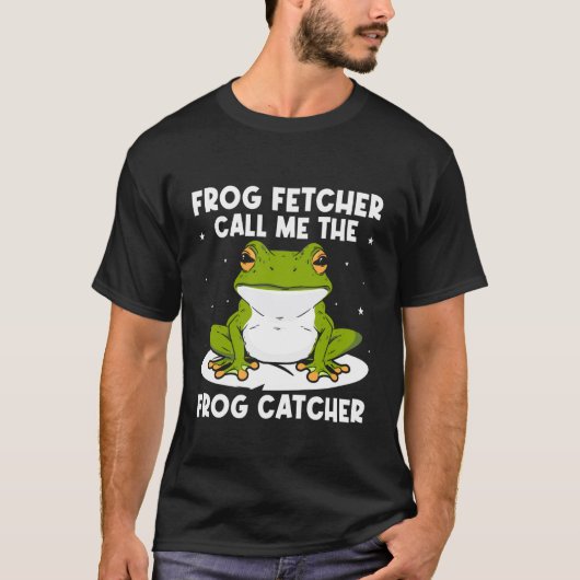 Froschfänger Froschfänger Ruf mich Frosch T-Shirt (Vorderseite)