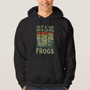 Froschfänger Für Kinder Jungen Nur Ein Junge Der Hoodie