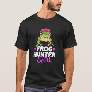 Froschfänger Kröte Amphibien Froschjäger Mädchen T-Shirt