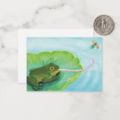 Froschfänger Mitteilungskarte (Vorderseite/Rückseite Beispiel)