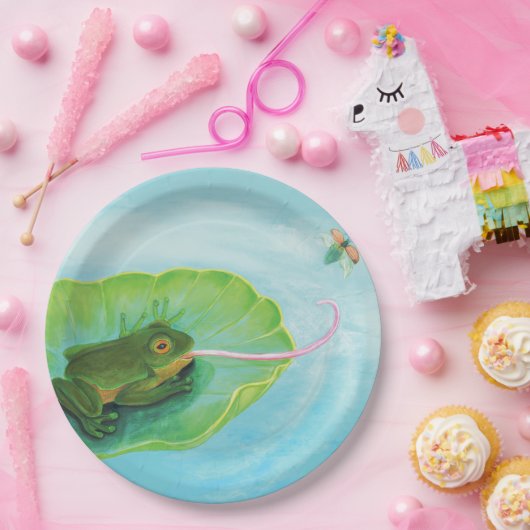 Froschfänger Pappteller (Party)