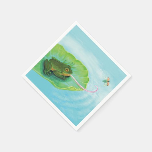 Froschfänger Serviette (Ecke)