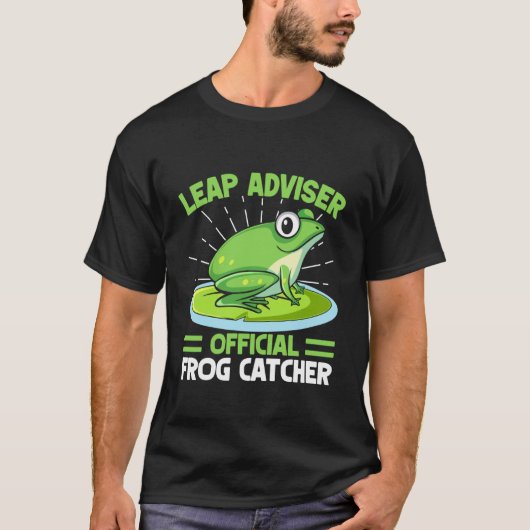 Froschfänger-Sprung-Berater Frosch T-Shirt (Vorderseite)