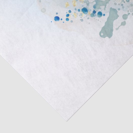 Froschfarbe Seidenpapier (Detail)