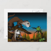 Froschfehler Postkarte (Vorne/Hinten)