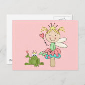 Froschfisch - Blond T - Shirt und Geschenke Postkarte (Vorne/Hinten)