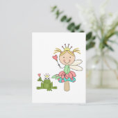 Froschfisch - Blond T - Shirt und Geschenke Postkarte (Stehend Vorderseite)