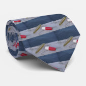 Froschfischer + antiker Fischbober Krawatte (Gerollt)