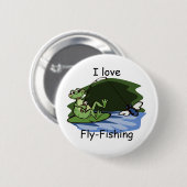 Froschfischer Button (Vorne & Hinten)