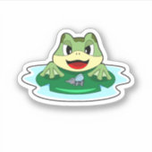 Froschfliege Aufkleber (Vorderseite)