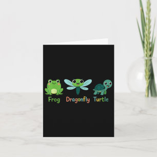 Froschfliegenschildkrötenfrösche Spaß subtil polit Karte